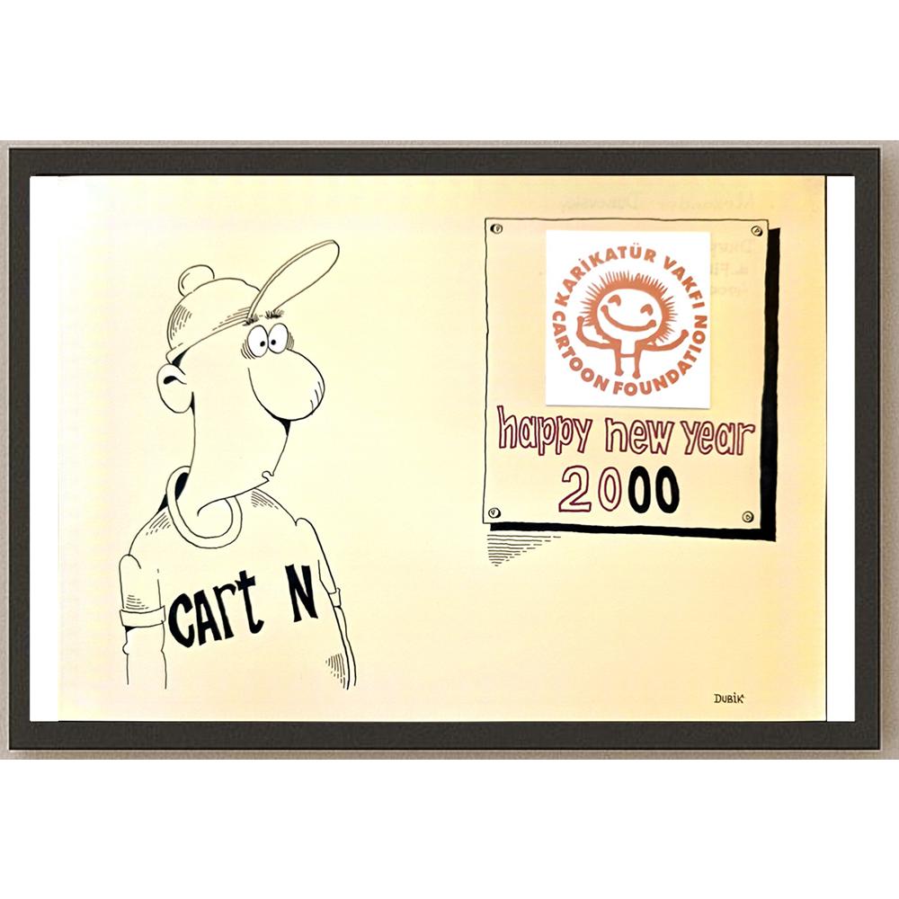 Olexander Dubovskyi 29x21cm Orijinal Karikatür BOD03316