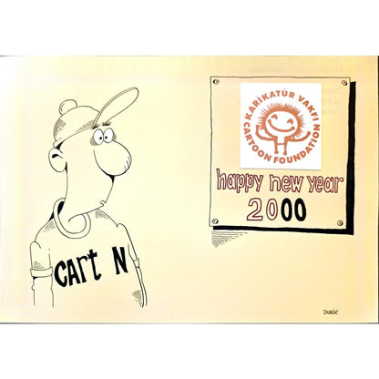 Olexander Dubovskyi 29x21cm Orijinal Karikatür BOD03316