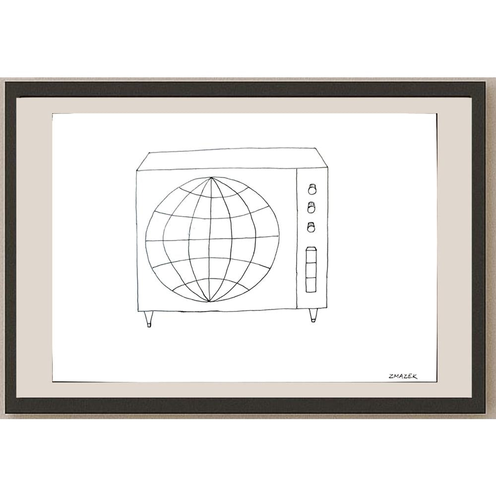 Stanko Zmazek 29x21cm Orijinal Karikatür BOD03320