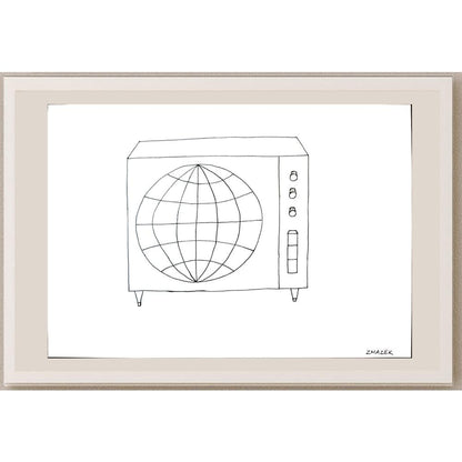 Stanko Zmazek 29x21cm Orijinal Karikatür BOD03320