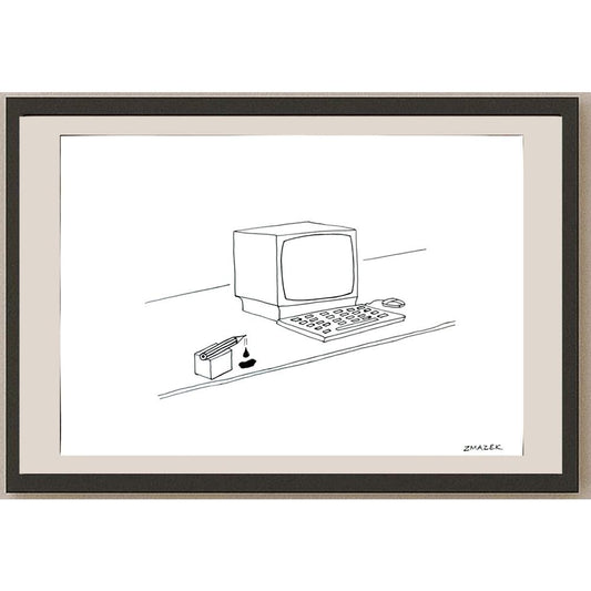 Stanko Zmazek 29x21cm Orijinal Karikatür BOD03321