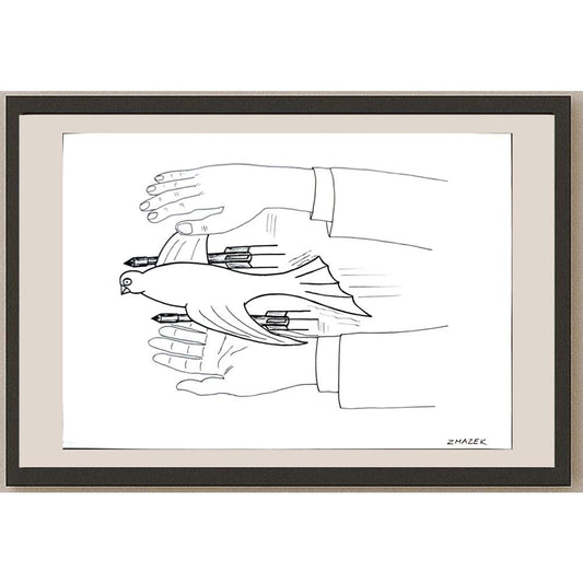 Stanko Zmazek 29x21cm Orijinal Karikatür BOD03322