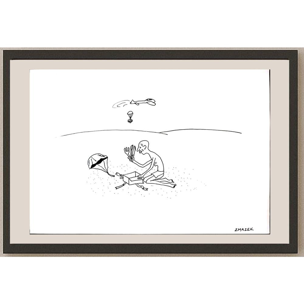 Stanko Zmazek 29x21cm Orijinal Karikatür BOD03323