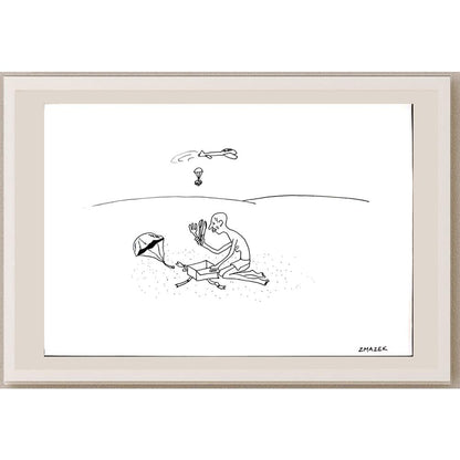 Stanko Zmazek 29x21cm Orijinal Karikatür BOD03323