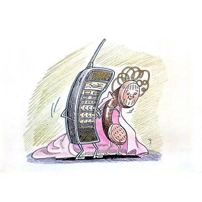 Zhang Fang 29x21cm Orijinal Karikatür BOD03325