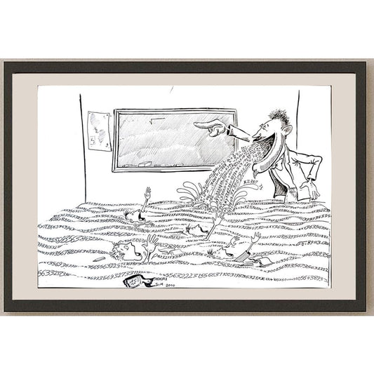 Said Mahmod 29x21cm Orijinal Karikatür BOD03329