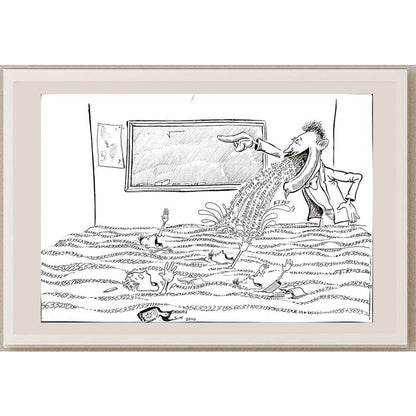 Said Mahmod 29x21cm Orijinal Karikatür BOD03329