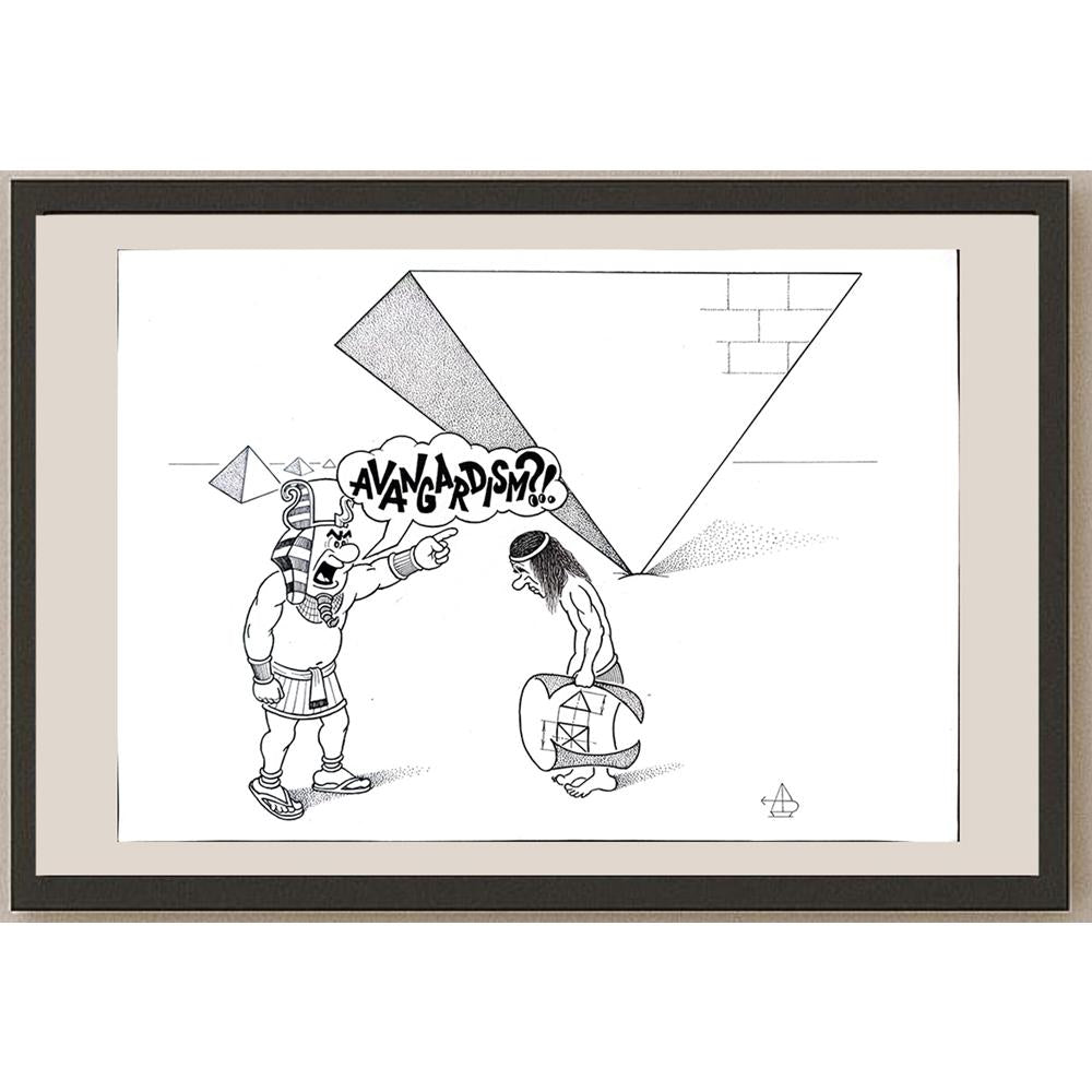Vansovich Andrey 29x21cm Orijinal Karikatür BOD03330