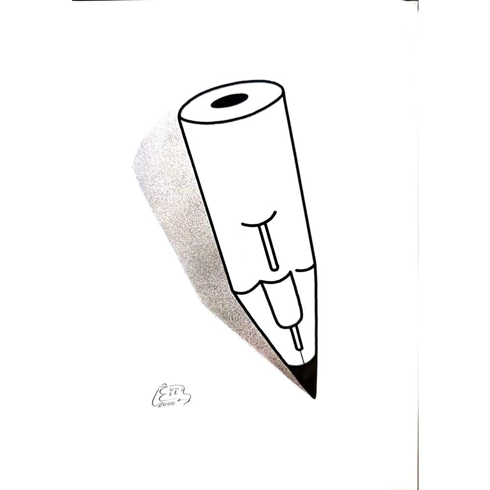 Vitalij Koryako 29x21cm Orijinal Karikatür BOD03333