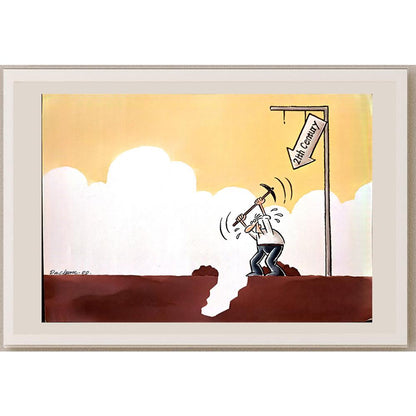 Dachuan Xia 29x21cm Orijinal Karikatür BOD03334