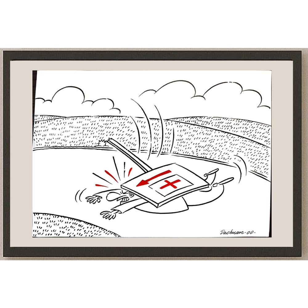 Dachuan Xia 29x21cm Orijinal Karikatür BOD03336