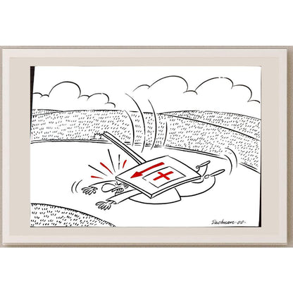 Dachuan Xia 29x21cm Orijinal Karikatür BOD03336