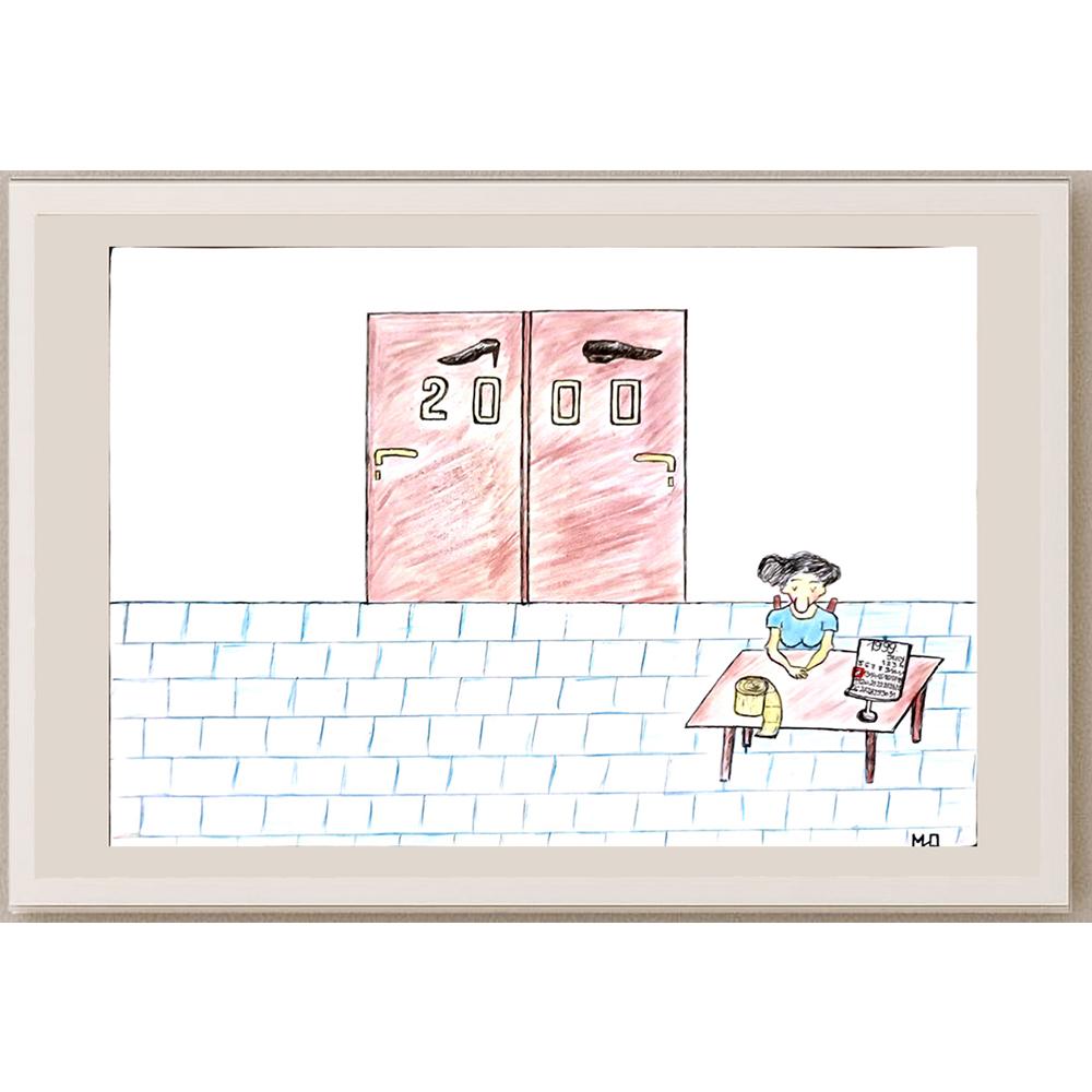 Miodrag Lazarevic 29x21cm Orijinal Karikatür BOD03337