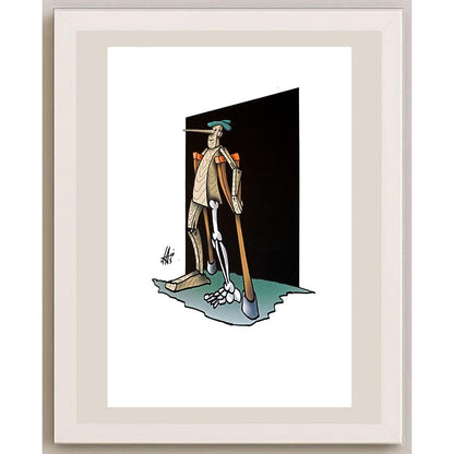 Nikola Otas 29x21cm Orijinal Karikatür BOD03341
