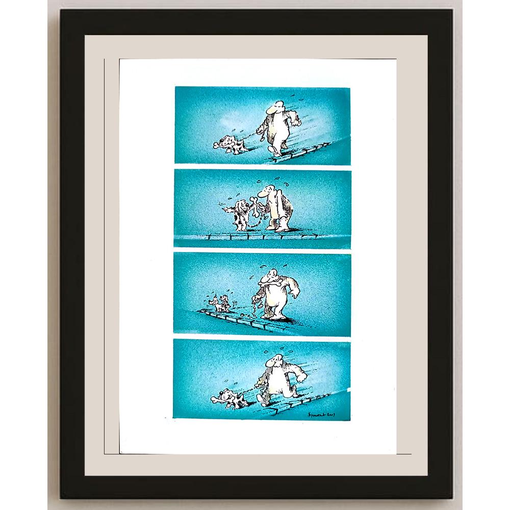 Jovan Prokopljevic 29x21cm Orijinal Karikatür BOD03347