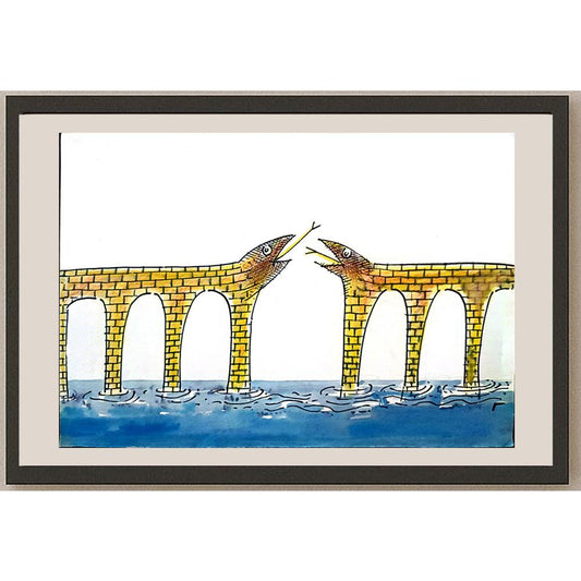 İgnjat Gatalo 35x25cm Orijinal Karikatür BOD03349