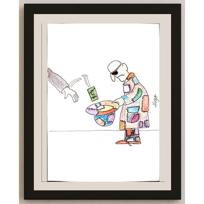 Nedeljko Deretic 29x21cm Orijinal Karikatür BOD03352