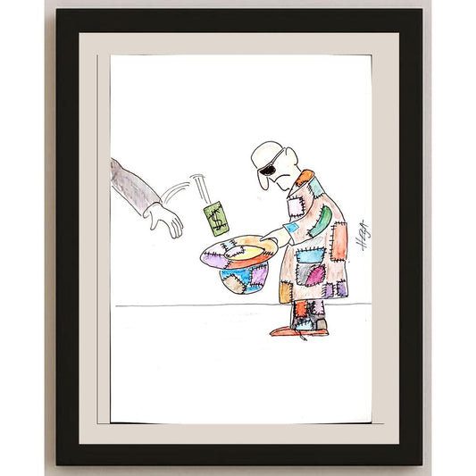 Nedeljko Deretic 29x21cm Orijinal Karikatür BOD03352