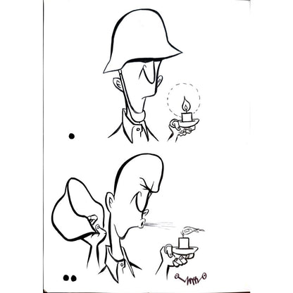 Zarp 35x25cm Orijinal Karikatür BOD03354
