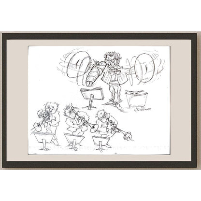 Tsvetomir Veleshky 31x24cm Orijinal Karikatür BOD03355