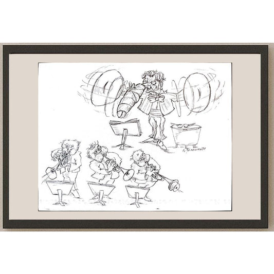 Tsvetomir Veleshky 31x24cm Orijinal Karikatür BOD03355