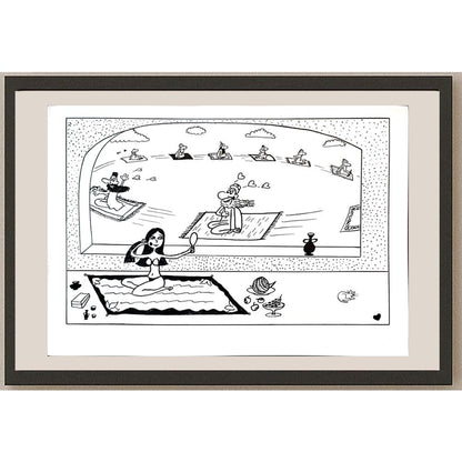 Alexander Petrov 29x21cm Orijinal Karikatür BOD03357