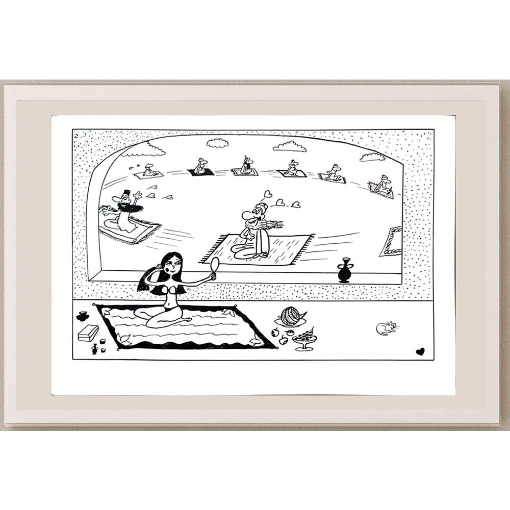 Alexander Petrov 29x21cm Orijinal Karikatür BOD03357
