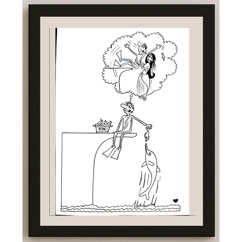 Alexander Petrov 29x21cm Orijinal Karikatür BOD03358