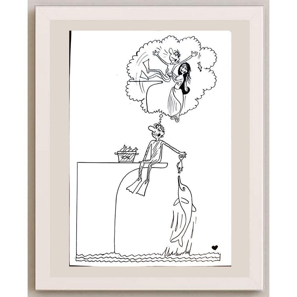 Alexander Petrov 29x21cm Orijinal Karikatür BOD03358