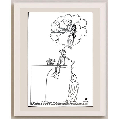 Alexander Petrov 29x21cm Orijinal Karikatür BOD03358