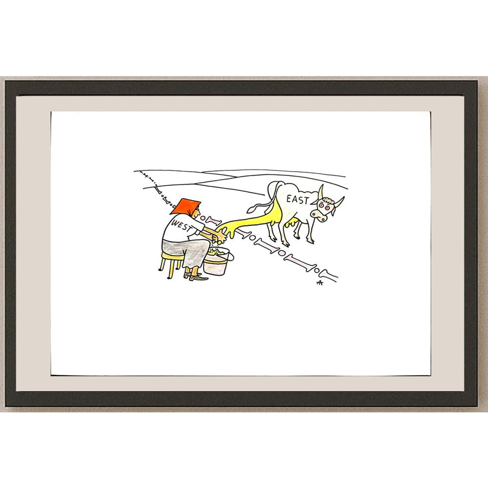 Alexei Talimonov 29x21cm Orijinal Karikatür BOD03362