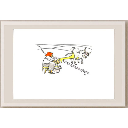 Alexei Talimonov 29x21cm Orijinal Karikatür BOD03362