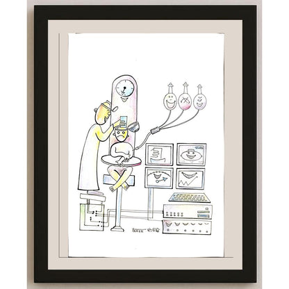 Tarek Seliem Mikhail 29x21cm Orijinal Karikatür BOD03364