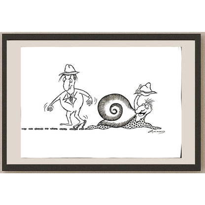 Marian Lupu 29x21cm Orijinal Karikatür BOD03371