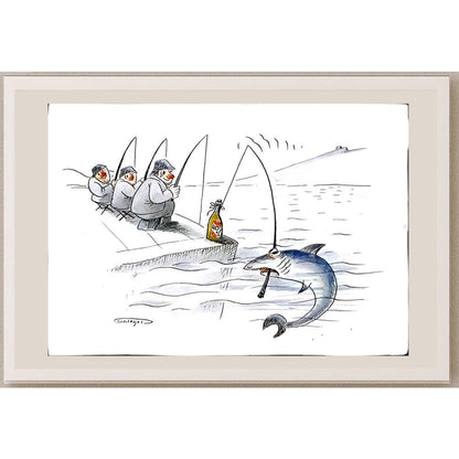 Wolfgang Schlegel 29x21cm Orijinal Karikatür BOD03376