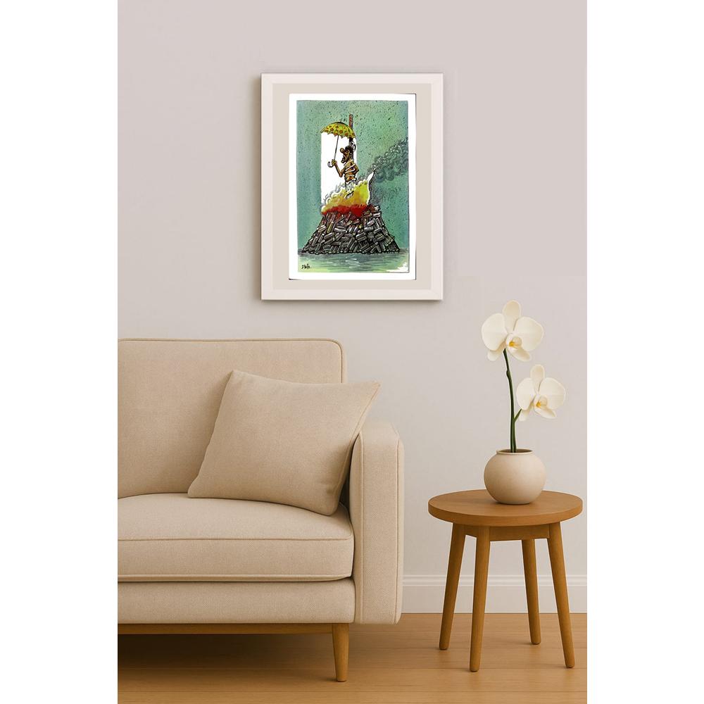 Dluhopolszky Laszle 29x21cm Orijinal Karikatür BOD03377