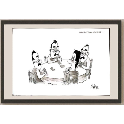 Yukio Shinohara 29x21cm Orijinal Karikatür BOD03380