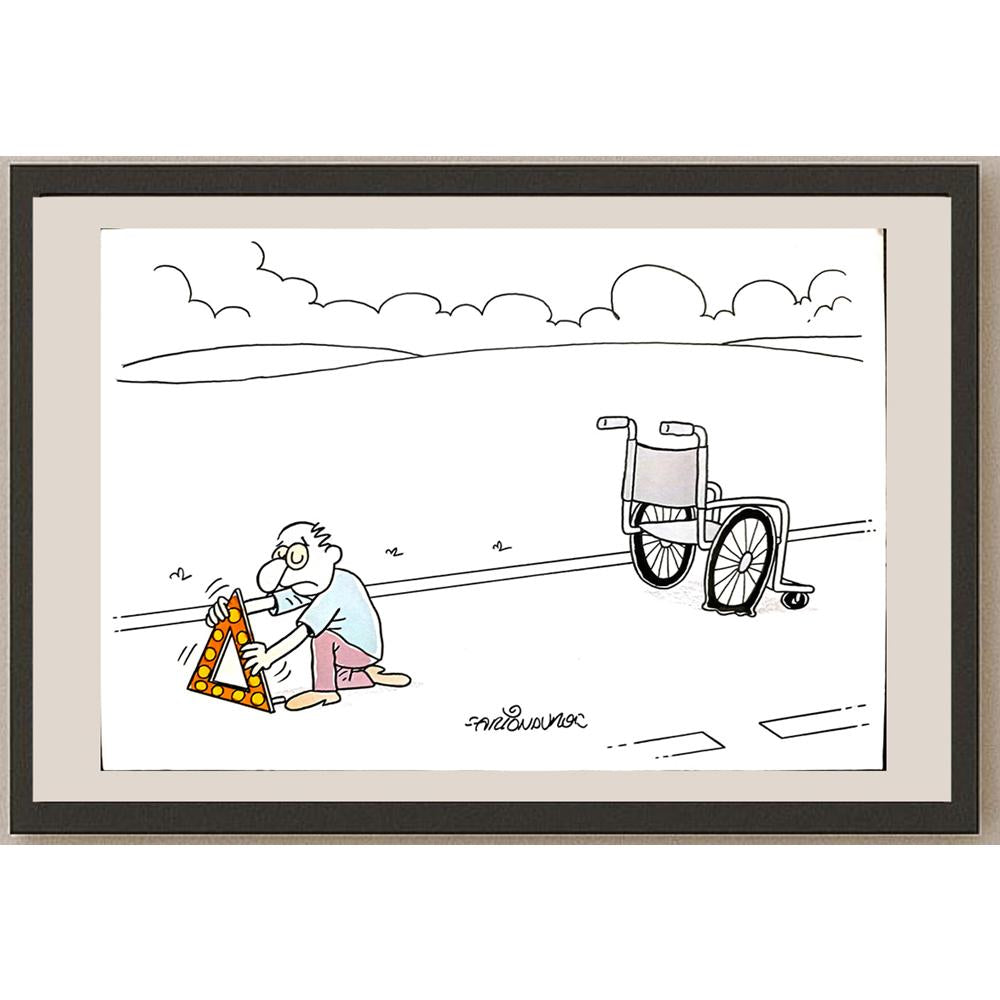 Arionauro Da Silva Santos 29x21cm Orijinal Karikatür BOD03381