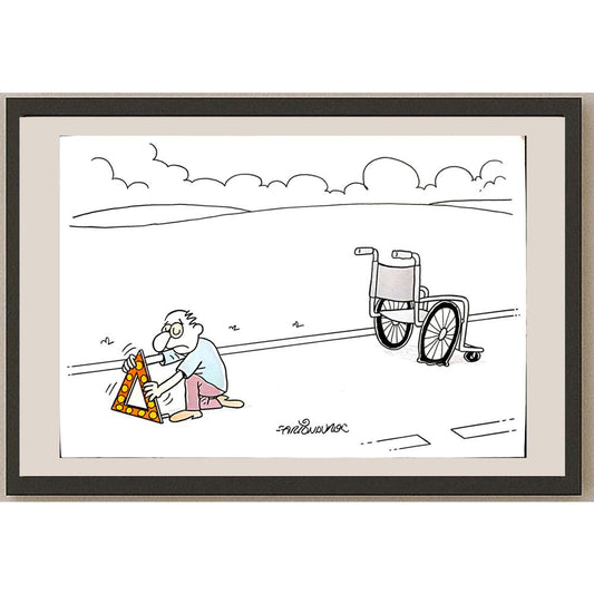 Arionauro Da Silva Santos 29x21cm Orijinal Karikatür BOD03381