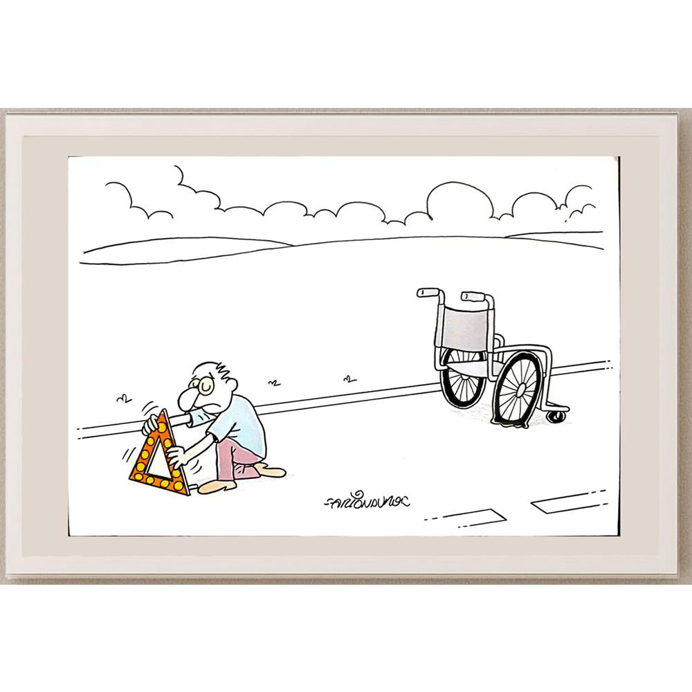 Arionauro Da Silva Santos 29x21cm Orijinal Karikatür BOD03381