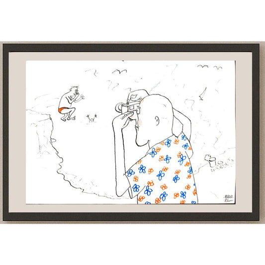 Predrag Abadic 29x21cm Orijinal Karikatür BOD03386