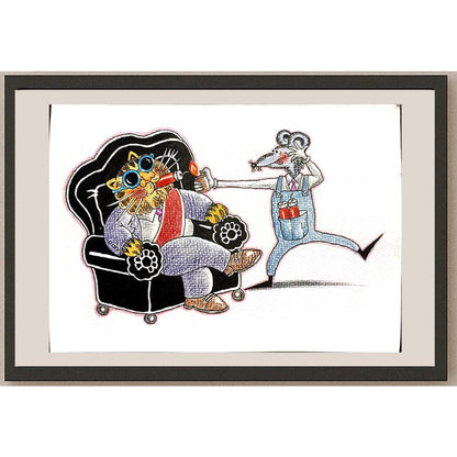 Li Yi 29x21cm Orijinal Karikatür BOD03394