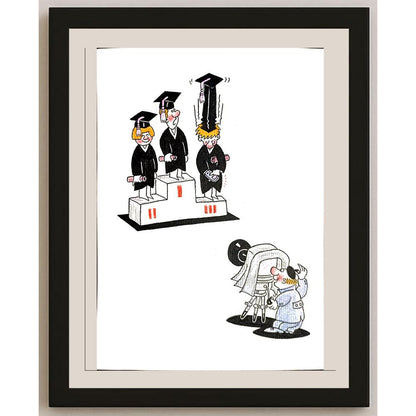 Li Yi 29x21cm Orijinal Karikatür BOD03396