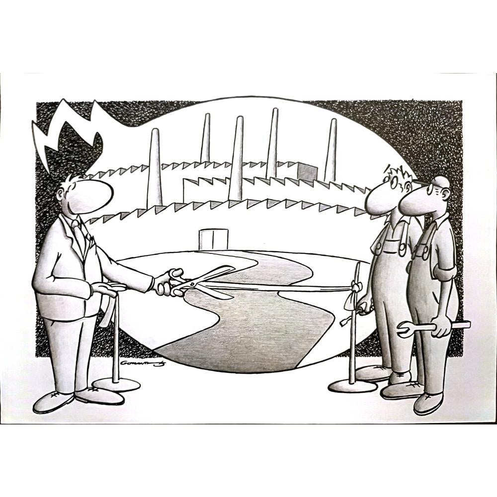Goran Milenkovic 29x21cm Orijinal Karikatür BOD03405