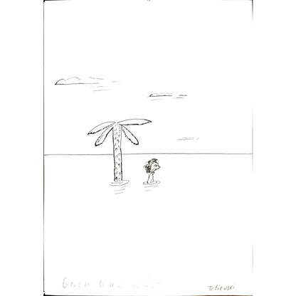 Michael Tetievski 25x21cm Orijinal Karikatür BOD03410