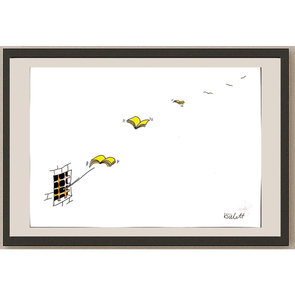 Bülent Fidan 29x21cm Orijinal Karikatür BOD03412