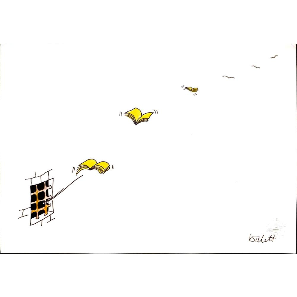 Bülent Fidan 29x21cm Orijinal Karikatür BOD03412