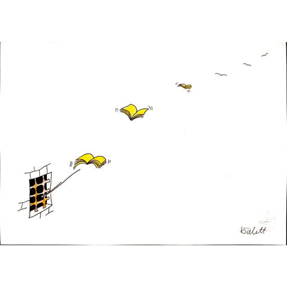 Bülent Fidan 29x21cm Orijinal Karikatür BOD03412
