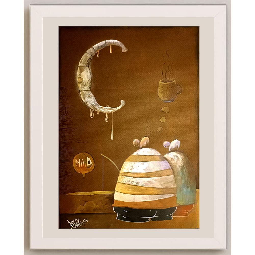 Hector Zerda 29x21cm Orijinal Karikatür BOD03416