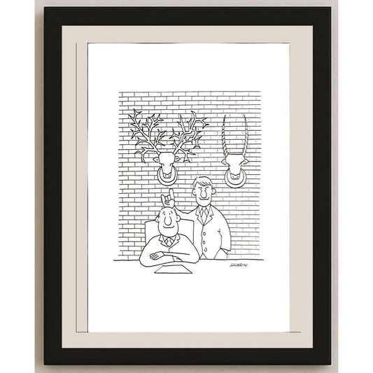 Valerio Marini 29x21cm Orijinal Karikatür BOD03417